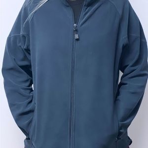 Ash City North End Ladies full zip micro fleece jacket small midnight navy